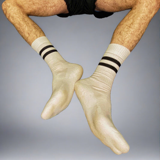 Unbranded Socks - White + Black Colours