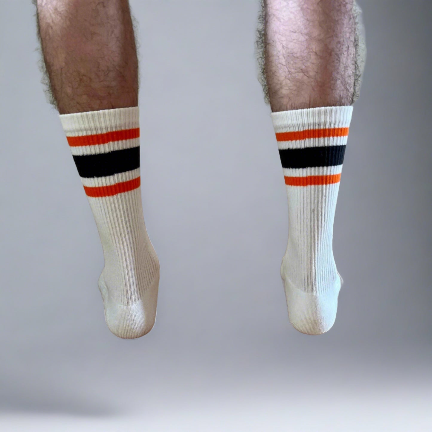 Nike Crew Socks - Black & Orange