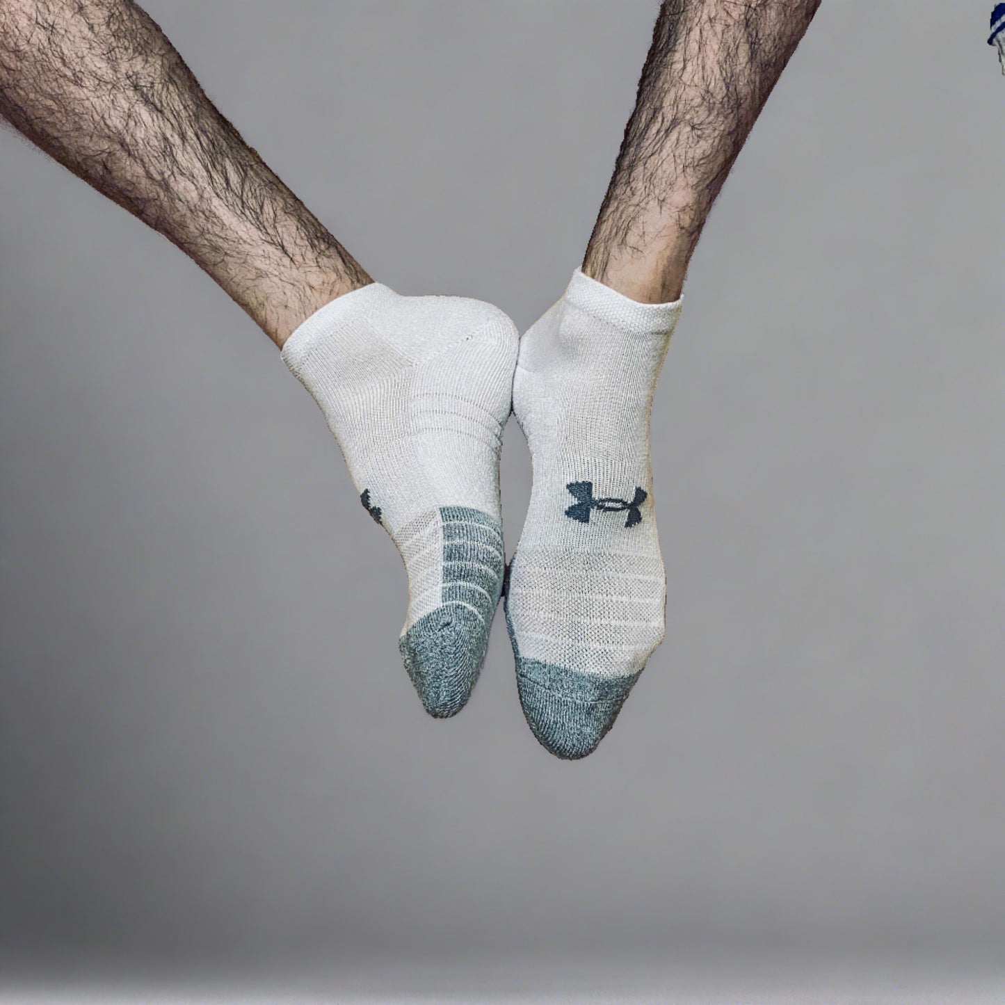 Under Armour Ankle Socks - White + Black + Grey Colours